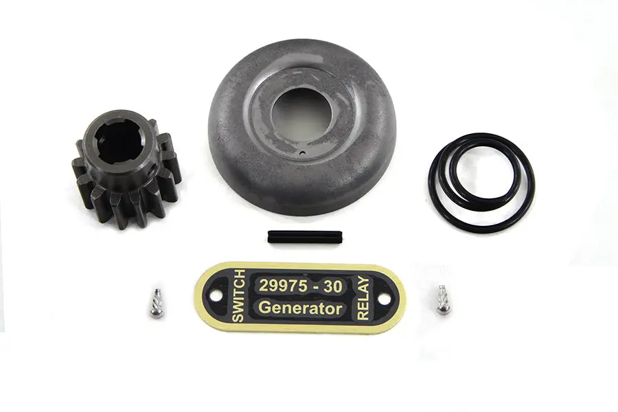 3-Brush Generator Gear And Tag Kit - V-Twin Mfg. 1