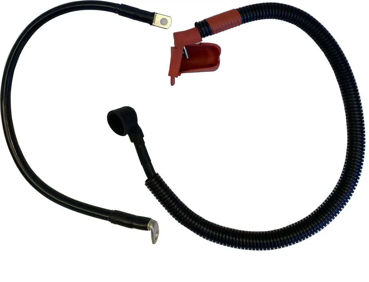Battery Cable Set Black - V-Twin Mfg. 1