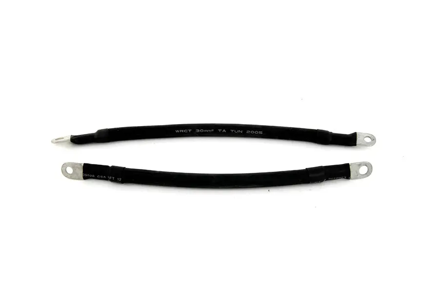 Extreme Duty Battery Cable Set 10 Inch And 12 Inch - V-Twin Mfg. 1