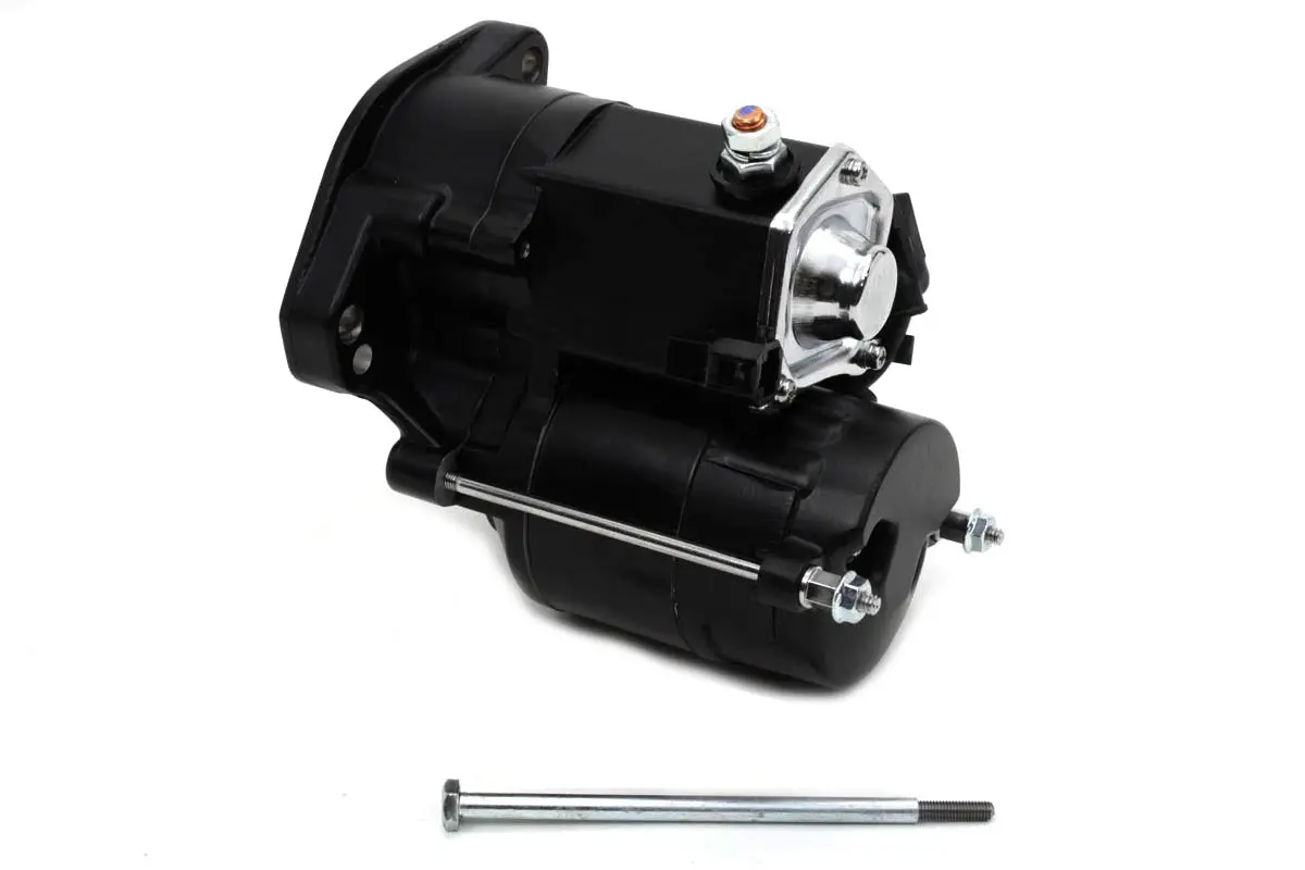Volt Tech Starter Motor 1.7 Kw Black - V-Twin Mfg. 1