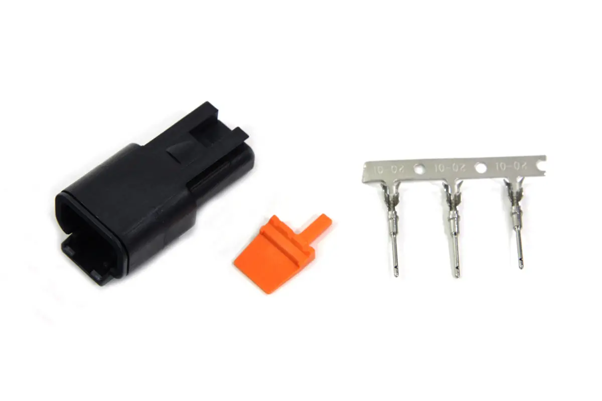 Deutsch Wiring Pin Housing Kit 3-Position - V-Twin Mfg. 1