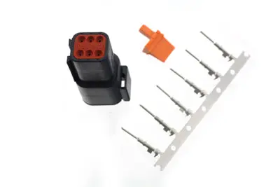 Deutsch Wiring Pin Housing Kit 6-Position - V-Twin Mfg. 1