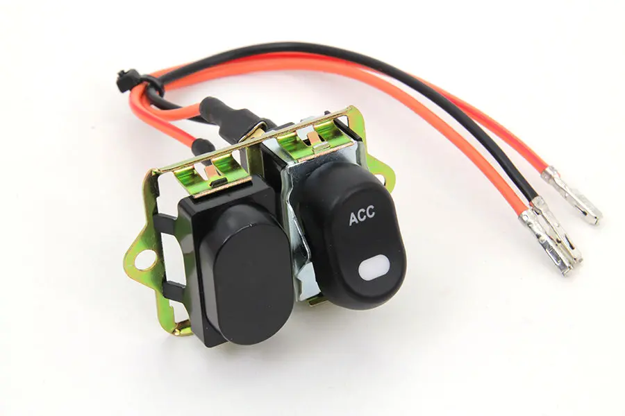 Rocker Style Led Fairing Switch Kit Black - V-Twin Mfg. 1