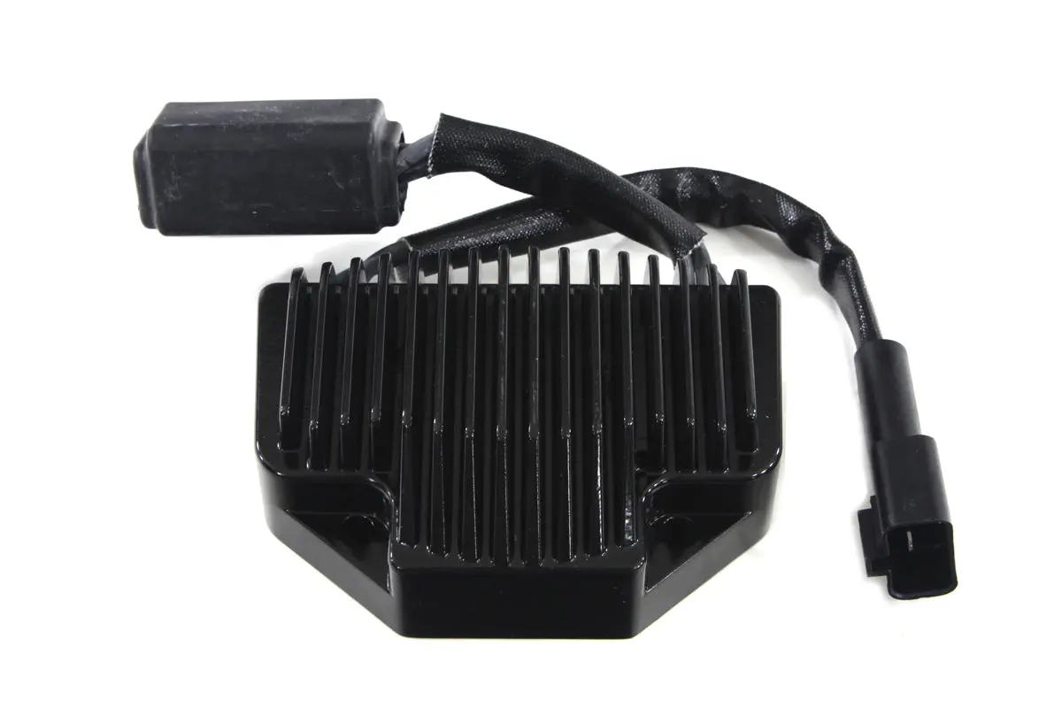 Volt Tech Regulator Black - V-Twin Mfg. 1