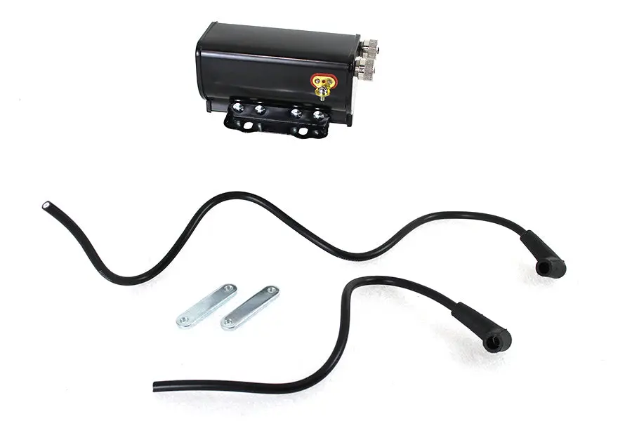 Black 6 Volt Ignition Coil 5 Ohms - V-Twin Mfg. 1