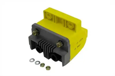 Yellow Super Coil For Points Ignition - V-Twin Mfg. 1