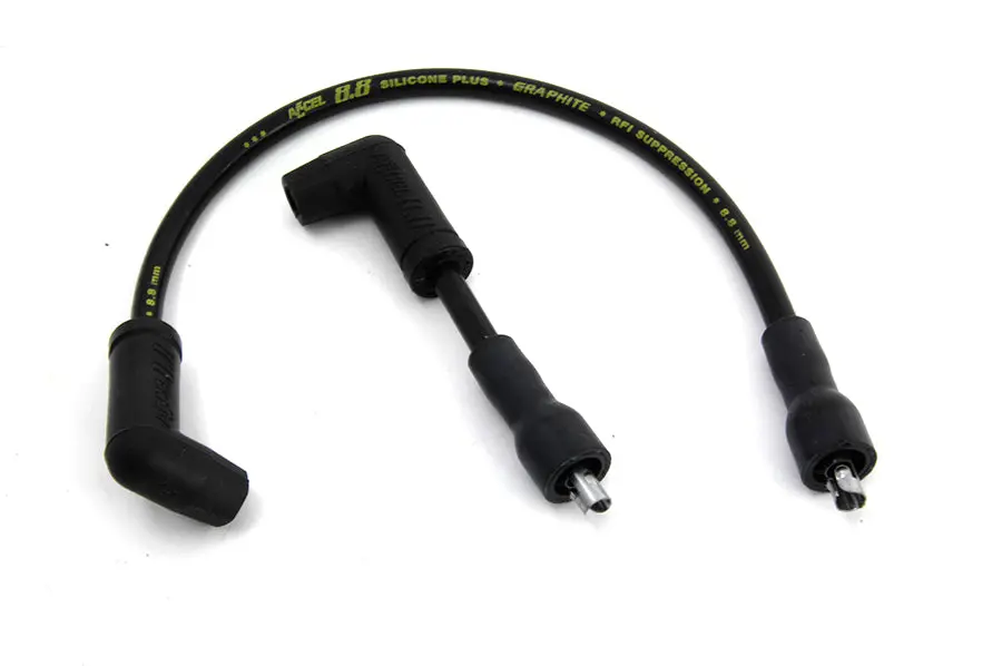 Accel Black 8.8Mm Spark Plug Wire Set - V-Twin Mfg. 1