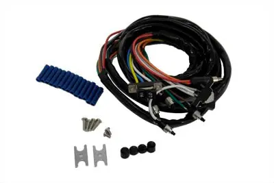 Handlebar Wiring And Black Switch Assembly - V-Twin Mfg. 1