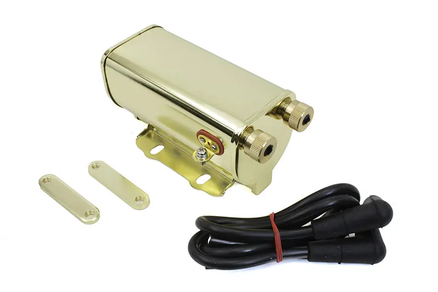 Brass Plated 6 Volt Ignition Coil - V-Twin Mfg. 1