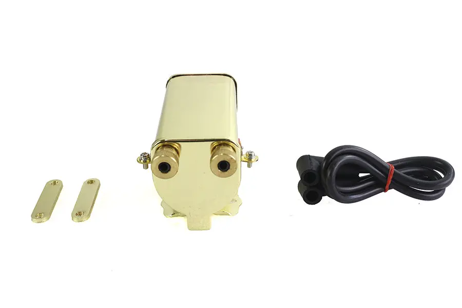Brass Plated 12 Volt Ignition Coil - V-Twin Mfg. 1
