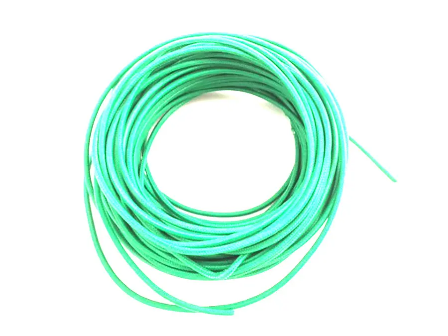 Pure Green 25' Braided Wire - V-Twin Mfg. 1