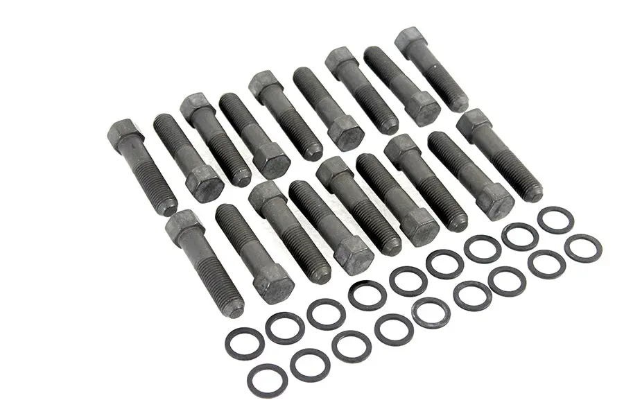 Parkerized Head Bolt And Washer Set - V-Twin Mfg. 1