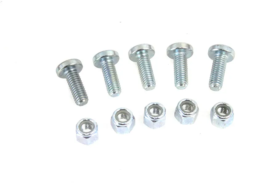 Rear Disc Bolt And Nut Kit Zinc - V-Twin Mfg. 1
