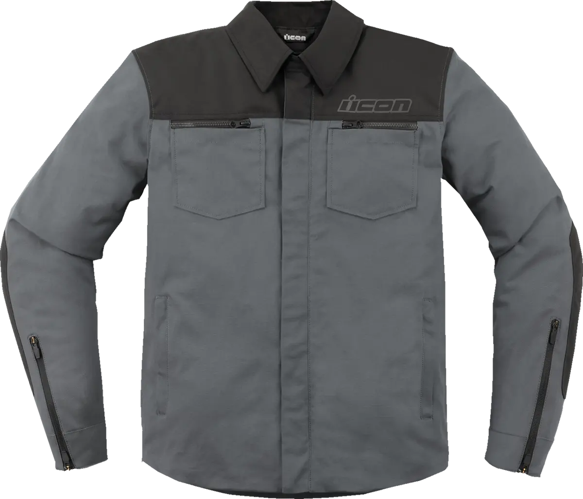 Icon Upstate Canvas Ce Jacket - Gray - Large 2820-6243 1