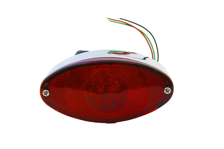 Chrome Tail Lamp Cateye Style - V-Twin Mfg. 1
