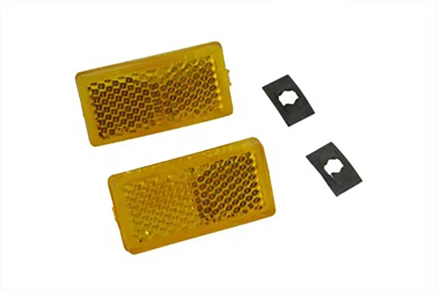 Amber Reflector Set - V-Twin Mfg. 1