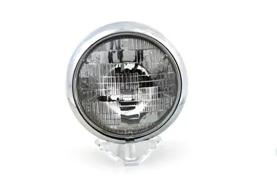 6 Volt 7 Inch Round Sealed Beam Headlamp Assembly - V-Twin Mfg. 1