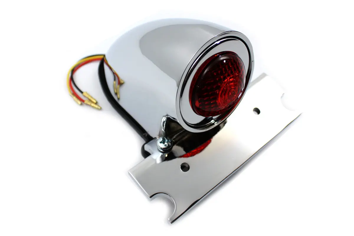 Chrome Sparto Style Led Tail Lamp Red - V-Twin Mfg. 1