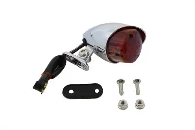Chrome Bullet Style Tail Lamp - V-Twin Mfg. 1