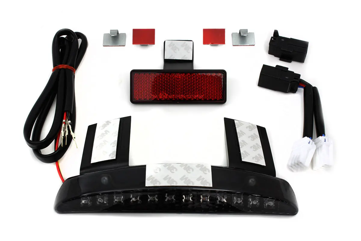 Chopped Fender Rear Edge Lamp With Smoked Lens - V-Twin Mfg. 1