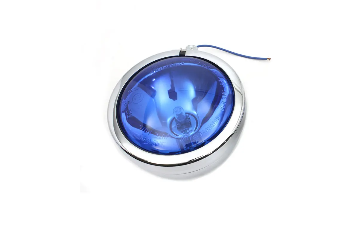 Blue Pursuit Spotlamp Kit - V-Twin Mfg. 1