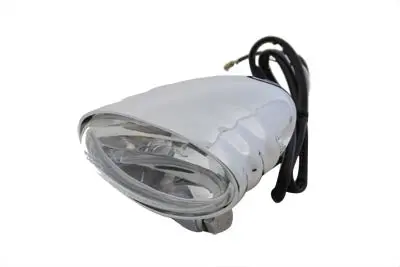 Chrome Single Beam Fog Light - V-Twin Mfg. 1