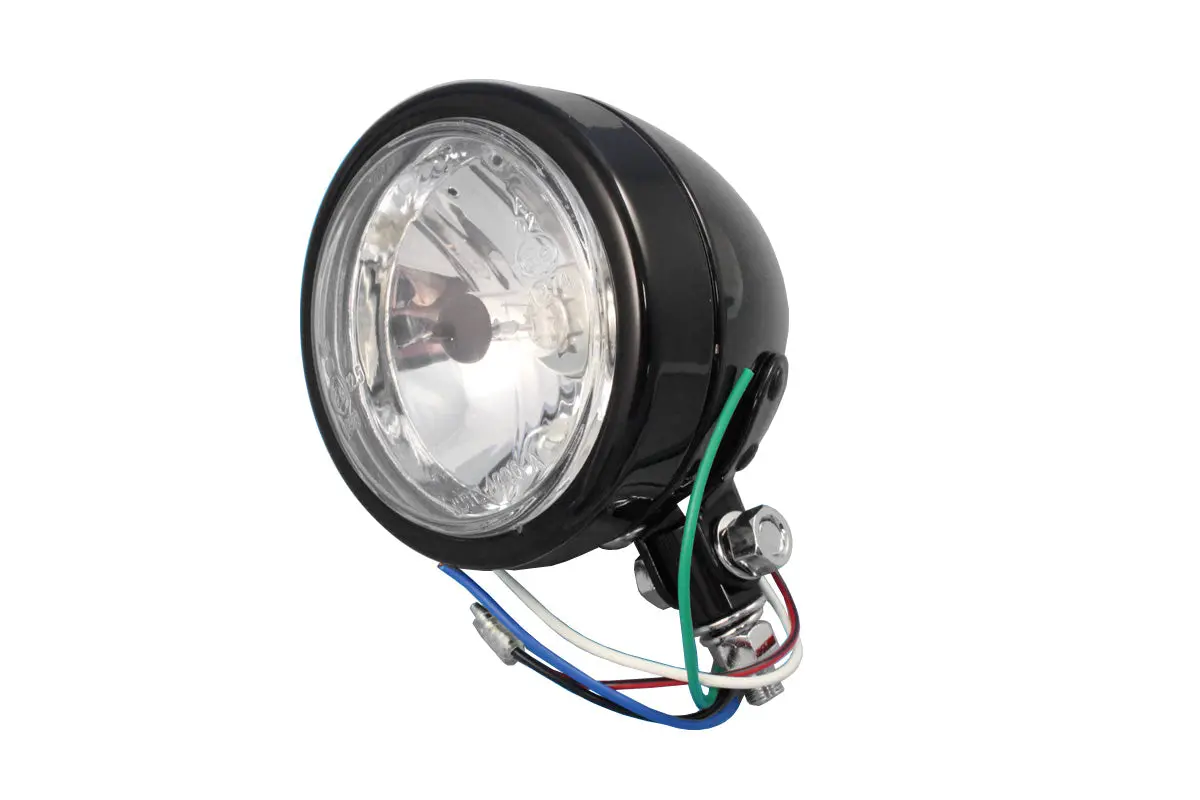 4 Inch Round Headlamp 12 Volt - V-Twin Mfg. 1