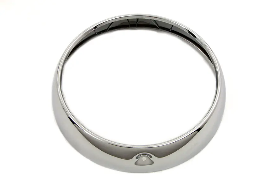 Chrome Contoured 7 Inch Headlamp Rim - V-Twin Mfg. 1