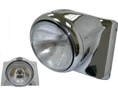 Chrome 7 Inch Headlamp Cowl Kit - V-Twin Mfg. 1