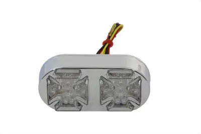 Chrome Maltese Tail Lamp - V-Twin Mfg. 1