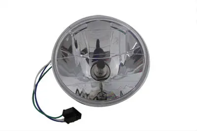 7 Inch Faceted Headlamp Unit - V-Twin Mfg. 1