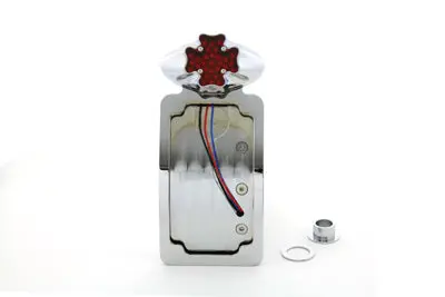 Maltese Chrome Led Tail Lamp Kit - V-Twin Mfg. 1