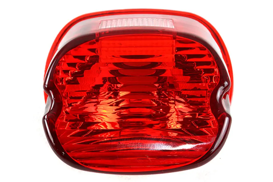 Tail Lamp Lens Laydown Style Red - V-Twin Mfg. 1