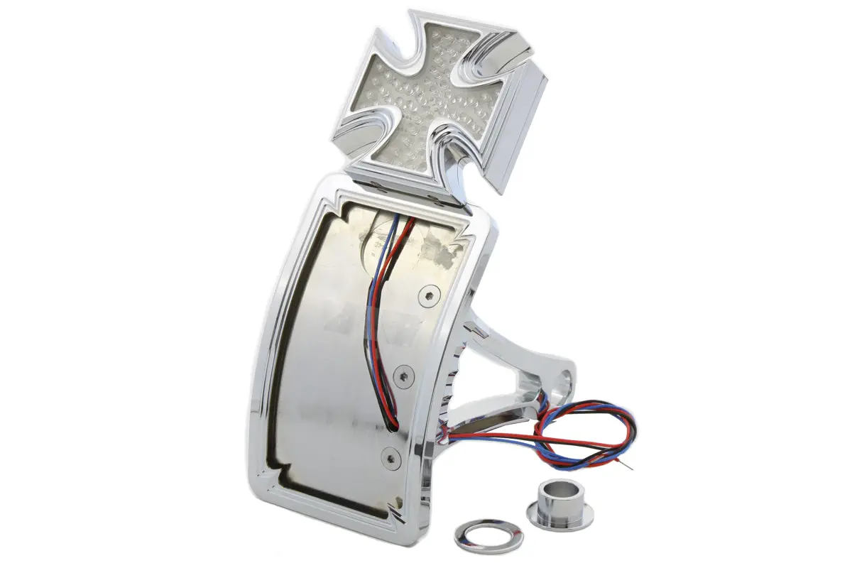 Red Baron Curved Vertical Tail Lamp - V-Twin Mfg. 1