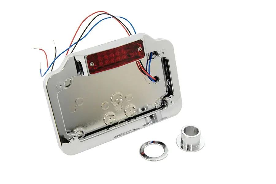 Chrome Plain Style Tail Lamp Assembly - V-Twin Mfg. 1