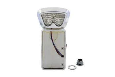 Chrome Vertical Noid Style Tail Lamp Kit - V-Twin Mfg. 1