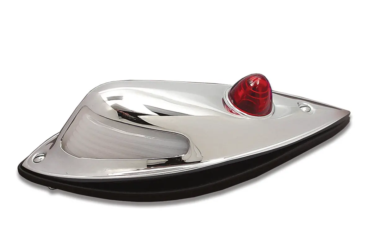 Replica Side Car Fender Lamp Assembly 12 Volt - V-Twin Mfg. 1