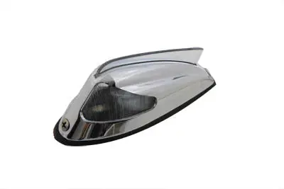Replica Front Fender Lamp With Clear Lens - V-Twin Mfg. 1
