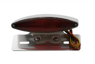 Chrome Snake Eye Fender Mount Tail Lamp Kit - V-Twin Mfg. 1