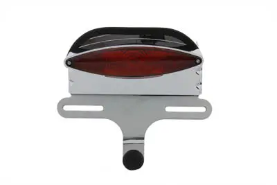 Chrome License Plate And Tail Lamp Bracket Kit - V-Twin Mfg. 1