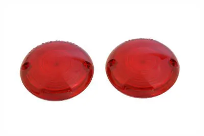 Turn Signal Red Stock Style Lens Set - V-Twin Mfg. 1