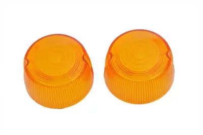 Turn Signal Lens Set Stock Style Amber - V-Twin Mfg. 1