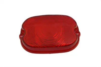 Tail Lamp Stock Type Red Plastic Lens - V-Twin Mfg. 1