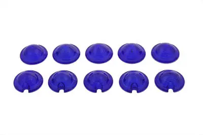 Bullet Style Marker Lamp Blue Lens - V-Twin Mfg. 1