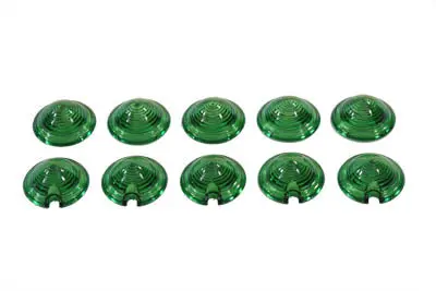 Bullet Style Marker Lamp Green Lens - V-Twin Mfg. 1
