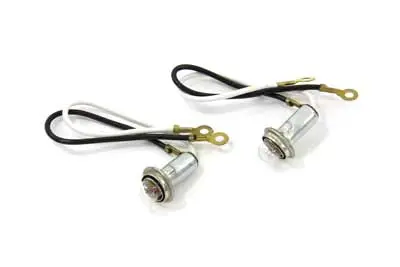 Insulated Type Indicator Lamp Socket With Bulb - V-Twin Mfg. 1