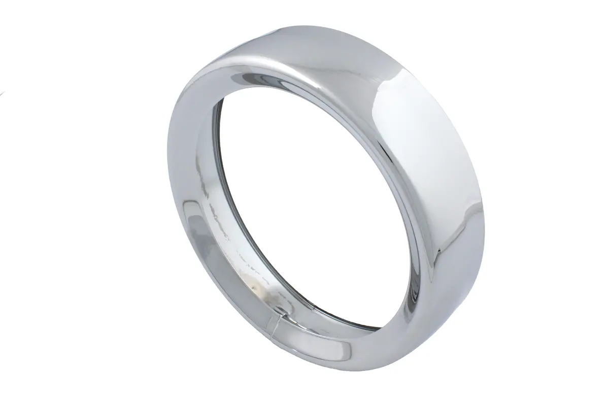 7 Inch Headlamp Chrome Frenched Trim Ring - V-Twin Mfg. 1