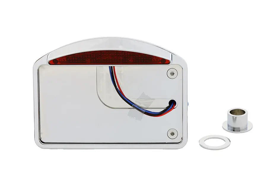 Chrome Slice Led Horizontal Tail Lamp Assembly - V-Twin Mfg. 1