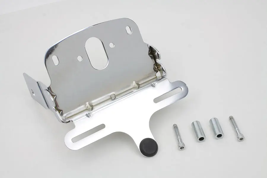 Chrome Deco Tail Lamp Mount Bracket - V-Twin Mfg. 1