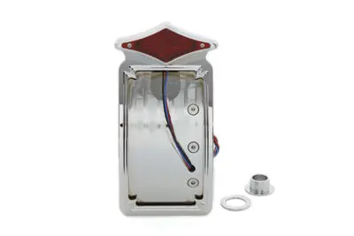 Diamond Led Tail Lamp Assembly Vertical Curved Style - V-Twin Mfg. 1